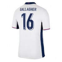 Camisa de Futebol Inglaterra Conor Gallagher #16 Equipamento Principal Europeu 2024 Manga Curta